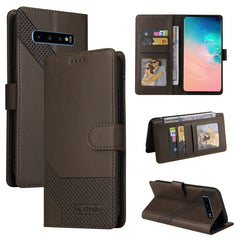 GQUTROBE Skin Feel Magnetic Leather Phone Case, For Samsung Galaxy S8+, For Samsung Galaxy S9, For Samsung Galaxy S9+, For Samsung Galaxy S10