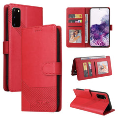 GQUTROBE Skin Feel Magnetic Leather Phone Case, For Samsung Galaxy S10+, For Samsung Galaxy S20, For Samsung Galaxy S20+, For Samsung Galaxy S20 Ultra