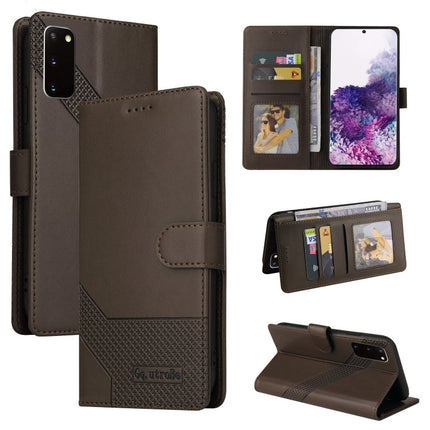 GQUTROBE Skin Feel Magnetic Leather Phone Case, For Samsung Galaxy S10+, For Samsung Galaxy S20, For Samsung Galaxy S20+, For Samsung Galaxy S20 Ultra