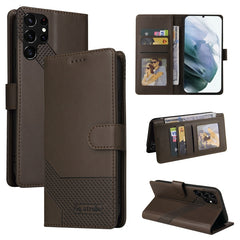 GQUTROBE Skin Feel Magnetic Leather Phone Case, For Samsung Galaxy S22+ 5G, For Samsung Galaxy S22 Ultra 5G, For Samsung Galaxy S20 FE