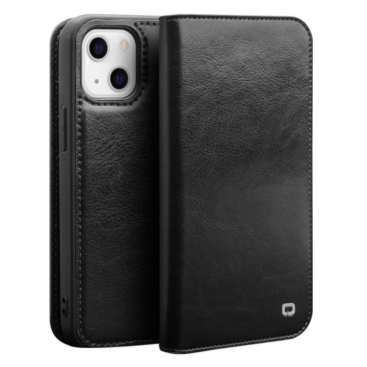 QIALINO Horizontal Flip Leather Phone Case, For iPhone 14, For iPhone 14 Plus, For iPhone 14 Pro, For iPhone 14 Pro Max