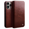 QIALINO Horizontal Flip Leather Phone Case, For iPhone 14, For iPhone 14 Plus, For iPhone 14 Pro, For iPhone 14 Pro Max