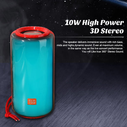 T&G TG639 10W Portable LED Light TWS Wireless Bluetooth Speaker