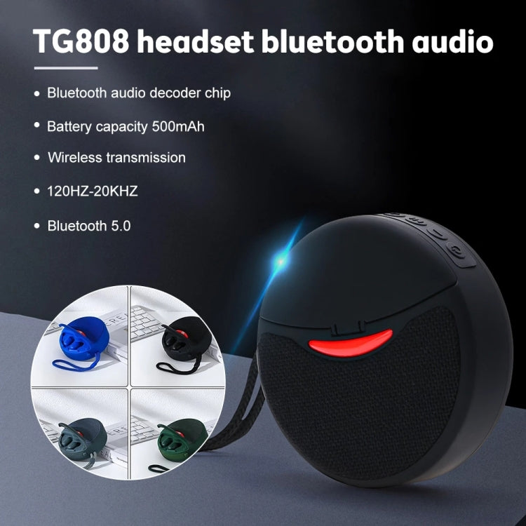 T&G TG808 2 in 1 Mini Wireless Bluetooth Speaker Wireless Headphones