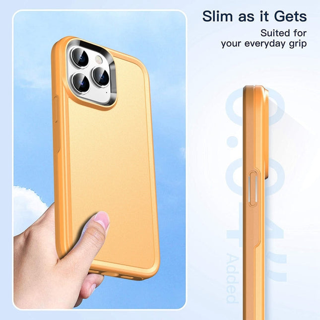 Double Solid Color Armor Phone Case, For iPhone 14 Pro, For iPhone 14, For iPhone 13, For iPhone 12 Pro Max