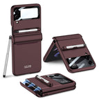 For Samsung Galaxy Z Flip4 / Dark Red