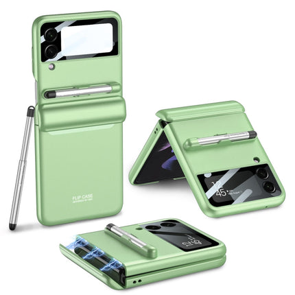 GKK Magnetic Full Coverage Phone Flip Case with Pen, For Samsung Galaxy Z Flip4