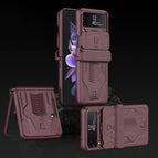 For Samsung Galaxy Z Flip4 / Wine Red