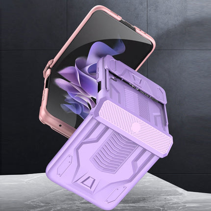 GKK Sliding Camshield Magnetic Armor Flip Phone Case, For Samsung Galaxy Z Flip4