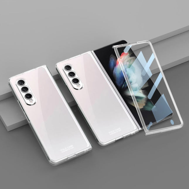 GKK Integrated Electroplating + Glass Full Coverage Phone Case, For Samsung Galaxy Z Fold4