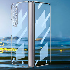 GKK Integrated Electroplating + Glass Full Coverage Phone Case, For Samsung Galaxy Z Fold4