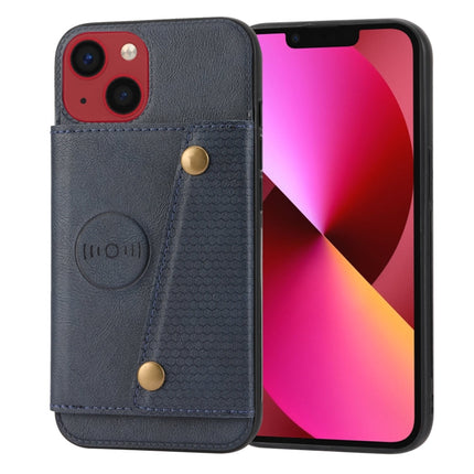 Double Buckle Card Slots PU+TPU Phone Case, For iPhone 14, For iPhone 14 Plus, For iPhone 14 Pro, For iPhone 14 Pro Max