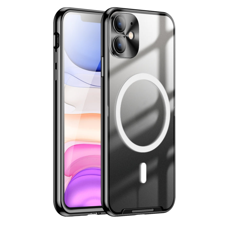 Frosted Metal Phone Case with Magnetic, For iPhone 11, For iPhone 11 Pro, For iPhone 11 Pro Max, For iPhone 12, For iPhone 12 Pro, For iPhone 12 Pro Max