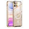 Frosted Metal Phone Case with Magnetic, For iPhone 11, For iPhone 11 Pro, For iPhone 11 Pro Max, For iPhone 12, For iPhone 12 Pro, For iPhone 12 Pro Max