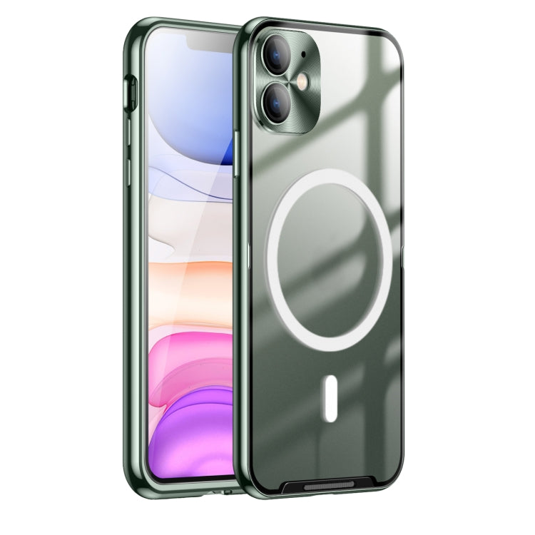 Frosted Metal Phone Case with Magnetic, For iPhone 11, For iPhone 11 Pro, For iPhone 11 Pro Max, For iPhone 12, For iPhone 12 Pro, For iPhone 12 Pro Max