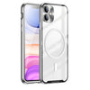 Frosted Metal Phone Case with Magnetic, For iPhone 11, For iPhone 11 Pro, For iPhone 11 Pro Max, For iPhone 12, For iPhone 12 Pro, For iPhone 12 Pro Max