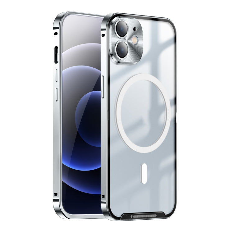 Frosted Metal Phone Case with Magnetic, For iPhone 11, For iPhone 11 Pro, For iPhone 11 Pro Max, For iPhone 12, For iPhone 12 Pro, For iPhone 12 Pro Max