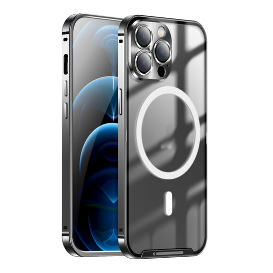 Frosted Metal Phone Case with Magnetic, For iPhone 12 Pro, For iPhone 12 Pro Max, For iPhone 13, For iPhone 13 Pro