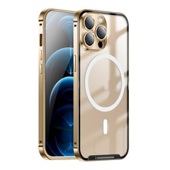 Frosted Metal Phone Case with Magnetic, For iPhone 12 Pro, For iPhone 12 Pro Max, For iPhone 13, For iPhone 13 Pro