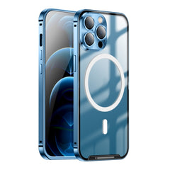 Frosted Metal Phone Case with Magnetic, For iPhone 12 Pro, For iPhone 12 Pro Max, For iPhone 13, For iPhone 13 Pro