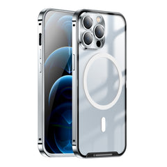 Frosted Metal Phone Case with Magnetic, For iPhone 12 Pro, For iPhone 12 Pro Max, For iPhone 13, For iPhone 13 Pro
