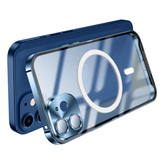 Frosted Metal Phone Case with Magnetic, For iPhone 12 Pro, For iPhone 12 Pro Max, For iPhone 13, For iPhone 13 Pro