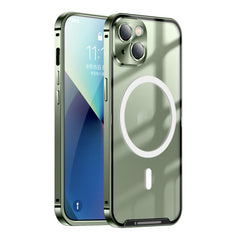 Frosted Metal Phone Case with Magnetic, For iPhone 12 Pro, For iPhone 12 Pro Max, For iPhone 13, For iPhone 13 Pro