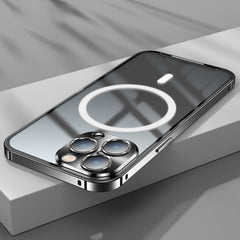 Frosted Metal Phone Case with Magnetic, For iPhone 13 Pro Max, For iPhone 14, For iPhone 14 Plus, For iPhone 14 Pro