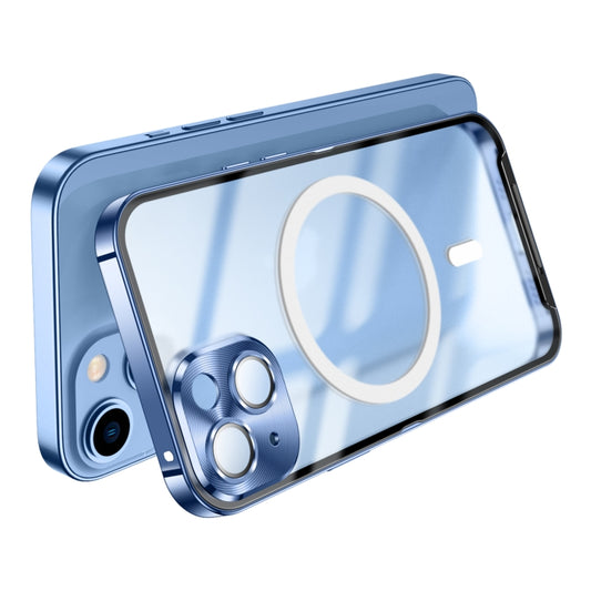 Frosted Metal Phone Case with Magnetic, For iPhone 13 Pro Max, For iPhone 14, For iPhone 14 Plus, For iPhone 14 Pro