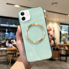 For iPhone 12 mini / Transparent Green