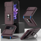 For Samsung Galaxy Z Flip4 / Wine Red