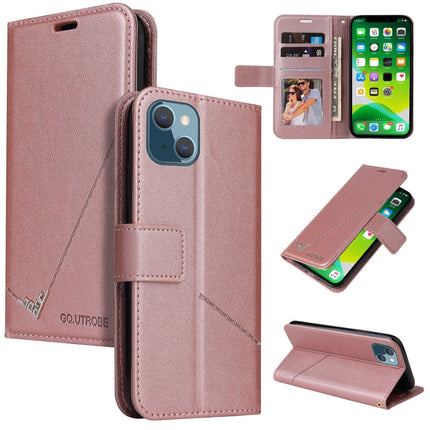 GQUTROBE Right Angle Leather Phone Case, For iPhone 13, For iPhone 13 mini, For iPhone 13 Pro, For iPhone 13 Pro Max
