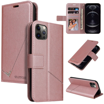 GQUTROBE Right Angle Leather Phone Case, For iPhone 12 mini, For iPhone 12 Pro, For iPhone 12 Pro Max, For iPhone 11