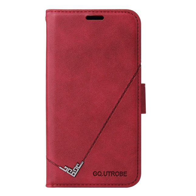 GQUTROBE Right Angle Leather Phone Case, For iPhone 11 Pro, For iPhone 11 Pro Max, For iPhone X / XS, For iPhone XR