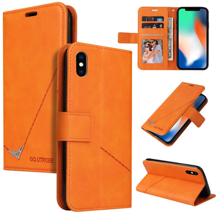 GQUTROBE Right Angle Leather Phone Case, For iPhone 11 Pro, For iPhone 11 Pro Max, For iPhone X / XS, For iPhone XR