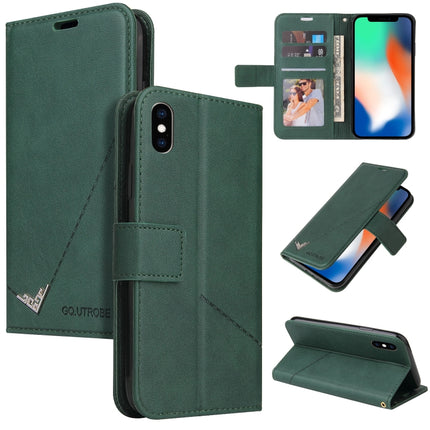 GQUTROBE Right Angle Leather Phone Case, For iPhone 11 Pro, For iPhone 11 Pro Max, For iPhone X / XS, For iPhone XR