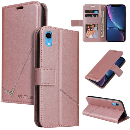 GQUTROBE Right Angle Leather Phone Case, For iPhone 11 Pro, For iPhone 11 Pro Max, For iPhone X / XS, For iPhone XR