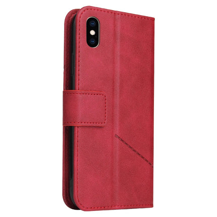 GQUTROBE Right Angle Leather Phone Case, For iPhone XS Max, For iPhone 7 Plus / 8 Plus, For iPhone 7 / 8 / SE 2020 / SE 2022, For iPhone 6 Plus / 6s Plus