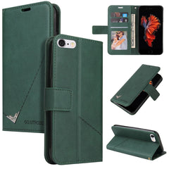 GQUTROBE Right Angle Leather Phone Case, For iPhone XS Max, For iPhone 7 Plus / 8 Plus, For iPhone 7 / 8 / SE 2020 / SE 2022, For iPhone 6 Plus / 6s Plus