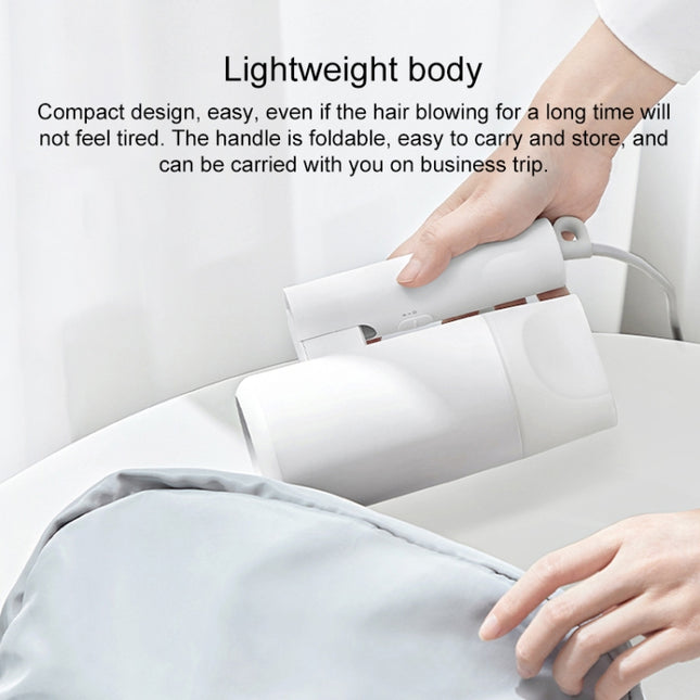 Original Xiaomi Mijia H100 Negative Ion Portable Electric Hair Dryer, US Plug, H100 (Pink)