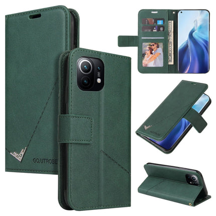 GQUTROBE Right Angle Leather Phone Case
