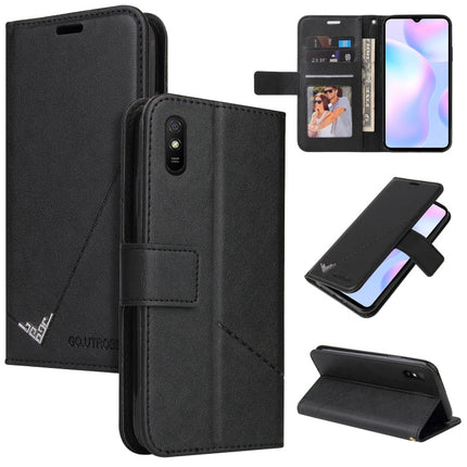 GQUTROBE Right Angle Leather Phone Case