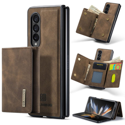 DG.MING M1 Series 3-Fold Multi Card Wallet + Magnetic Phone Case