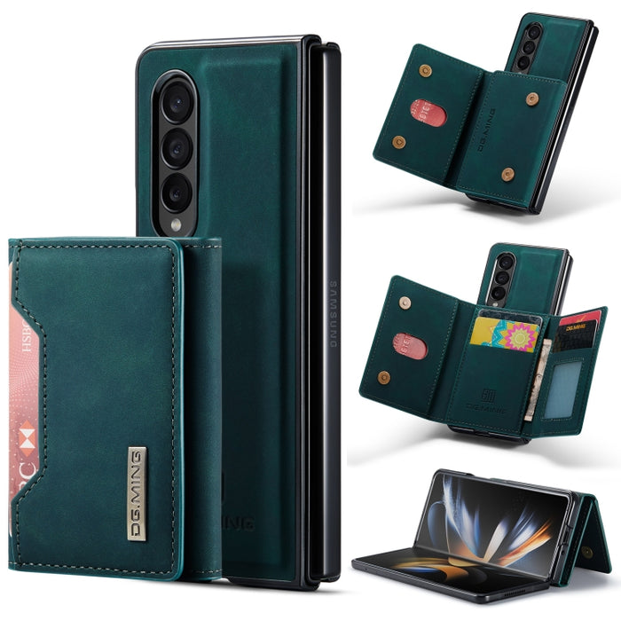 DG.MING M2 Series 3-Fold Multi Card Bag + Magnetic Phone Case, For Samsung Galaxy Z Fold3 5G, For Samsung Galaxy Z Fold4