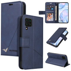 GQUTROBE Right Angle Leather Phone Case, For Huawei P40, For Huawei P40 Lite, For Huawei P40 Pro, Huawei P smart 2021