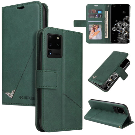 GQUTROBE Right Angle Leather Phone Case, For Huawei P40, For Huawei P40 Lite, For Huawei P40 Pro, Huawei P smart 2021
