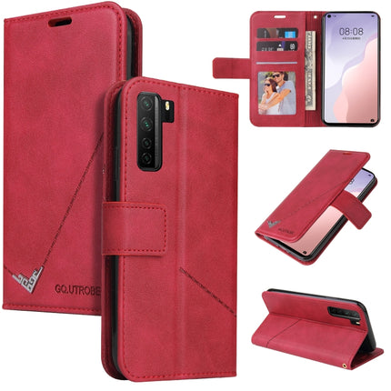 GQUTROBE Right Angle Leather Phone Case, For Huawei nova 7 SE, For Huawei Mate 40, For Huawei Mate 40 Lite, For Huawei Mate 40 Pro