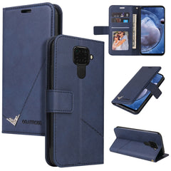 GQUTROBE Right Angle Leather Phone Case, For Huawei Mate 30 Lite, For Huawei Mate 30 Pro, For Huawei Mate 20 Pro, For Huawei P30