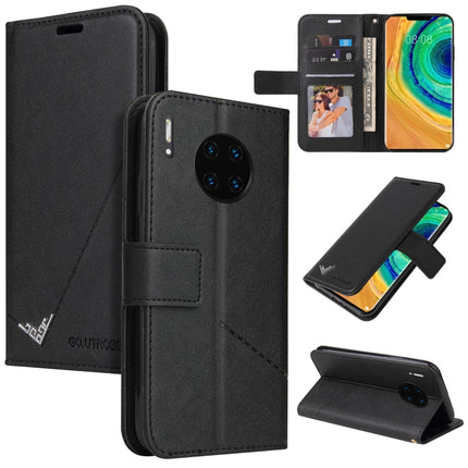 GQUTROBE Right Angle Leather Phone Case, For Huawei Mate 30 Lite, For Huawei Mate 30 Pro, For Huawei Mate 20 Pro, For Huawei P30