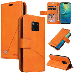 GQUTROBE Right Angle Leather Phone Case, For Huawei Mate 30 Lite, For Huawei Mate 30 Pro, For Huawei Mate 20 Pro, For Huawei P30